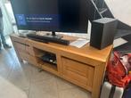 Meuble tv Bois, massif., Enlèvement, Comme neuf