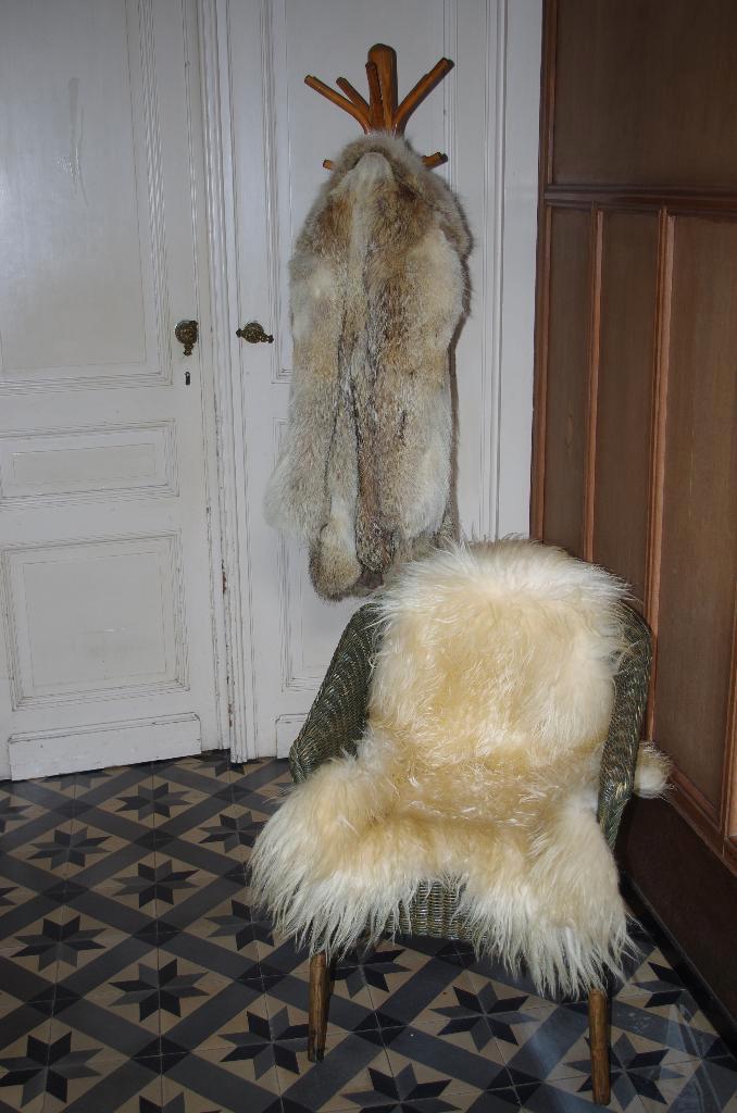 Schapenvacht, Huis en Inrichting, Woonaccessoires | Plaids en Woondekens, Gebruikt, Ophalen of Verzenden