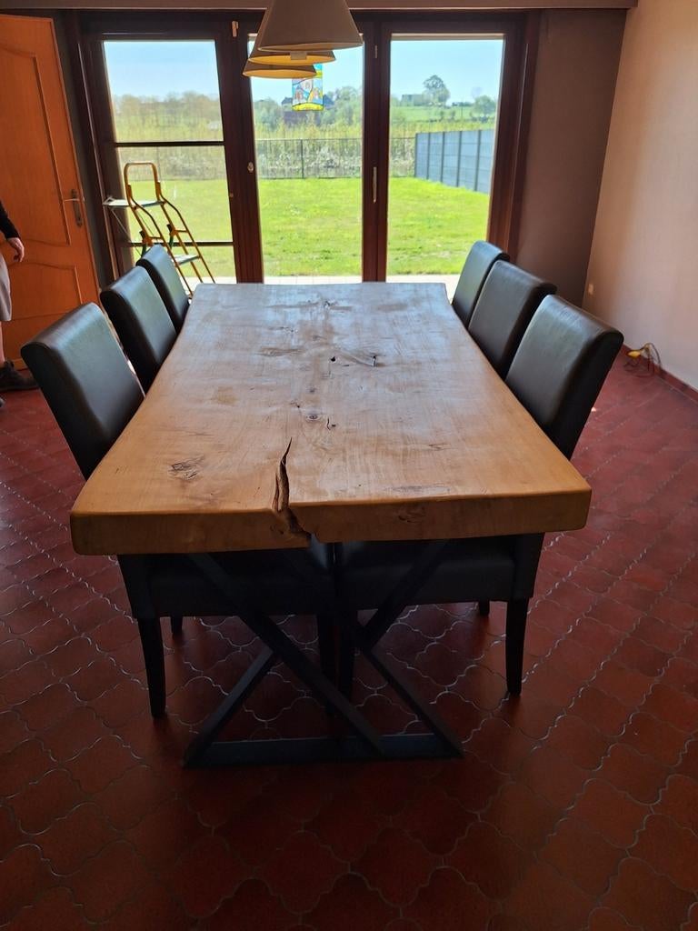Tafel en 6 stoelen, Ophalen