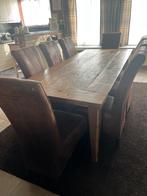 Eetkamertafel met 8 stoelen, Huis en Inrichting, Tafels | Eettafels, Ophalen, 200 cm of meer, 50 tot 100 cm, Vijf personen of meer