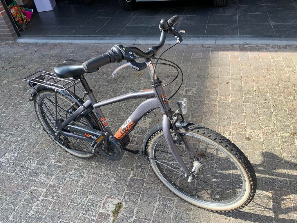 Jongensfiets 22 inch - Bikefun No Rules No Limits, Ophalen, Zo goed als nieuw, 22 inch