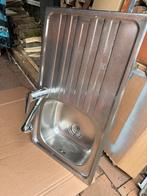 Evier inox cuisine avec mitigeur en très bon état  !, Enlèvement, Comme neuf