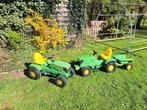 Tracteur à pédales John Deere rolly toys, Enlèvement, Comme neuf, Autres marques, Avec chariot ou remorque
