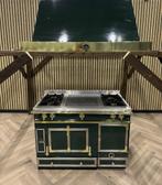 Magnifique La Cornue Vert/Laiton 120cm GAS + Extracteur