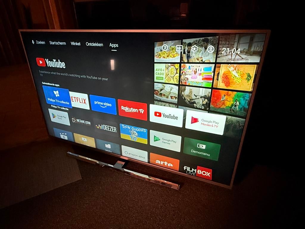 Téléviseur intelligent Philips 55 pouces 4K, TV, Hi-fi & Vidéo, Télévisions, Enlèvement ou Envoi, Comme neuf, Philips, Smart TV