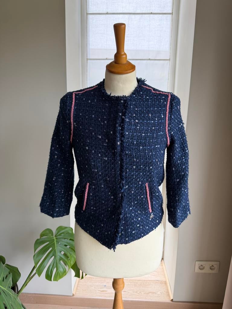 Jasje García - XS, Kleding | Dames, Jasjes, Kostuums en Pakken, Blauw, Nieuw, Ophalen of Verzenden, Jasje