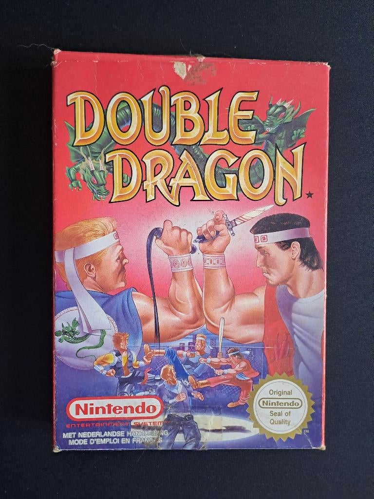 Double Dragon – Nintendo NES Box + Handleiding (PAL), Consoles de jeu & Jeux vidéo, Jeux | Nintendo NES, Utilisé, Combat, Envoi