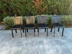 Stoelen uit leder (zwart), Huis en Inrichting, Stoelen, Ophalen, Gebruikt, Zwart, Leer