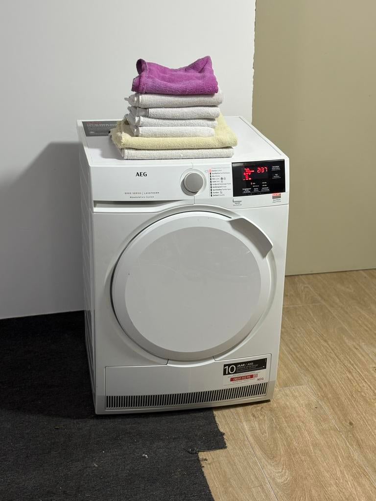 ✅AEG warmtepomp condens droogkast A+++, Electroménager, Sèche-linge, Comme neuf, À condensation, Enlèvement