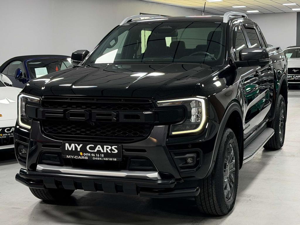 Ford Ranger 2.0 Tdci 204 CV Wildtrak Cuir Noir Montain Top X, Auto's, Ford, Bedrijf, Te koop, Ranger, 360° camera, 4x4, ABS, Adaptieve lichten