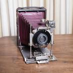 Fototoestel met rode balg Ica Ideal antieke camera, Ophalen of Verzenden