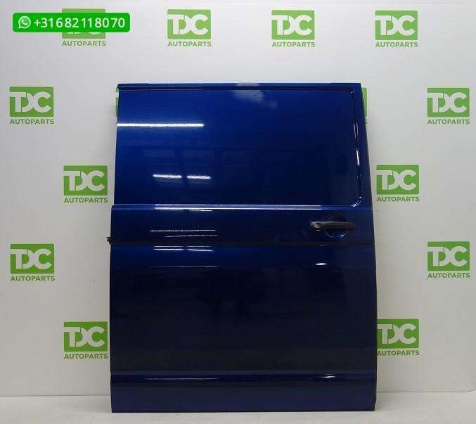 VW Transporter T5 ('03-'09) Schuifdeur rechts shadow blue, Autos : Pièces & Accessoires, Carrosserie & Tôlerie, Porte, Volkswagen