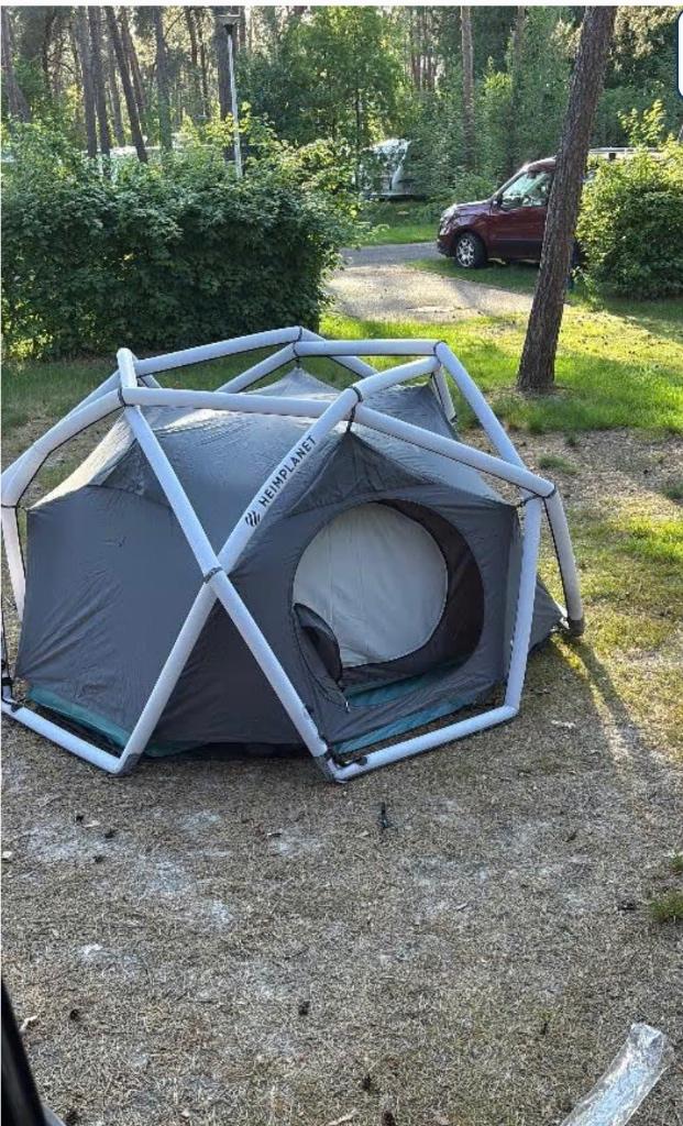 Heimplanet cave tent  + groundsheet + pomp, Ophalen, Zo goed als nieuw, Tot en met 3