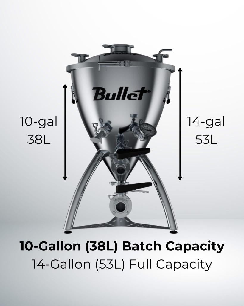 Bullet Gist tank Fermentor Hobbybrouwen, Ophalen of Verzenden, Zo goed als nieuw