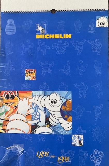 michelin BIBENDUM calender, Ophalen, Maandkalender, Gebruikt