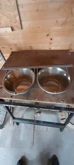 Drink en eetset galvanisee, Ophalen