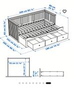 Hemnes bed, Huis en Inrichting, Slaapkamer | Bedden, Ophalen, Gebruikt, Wit