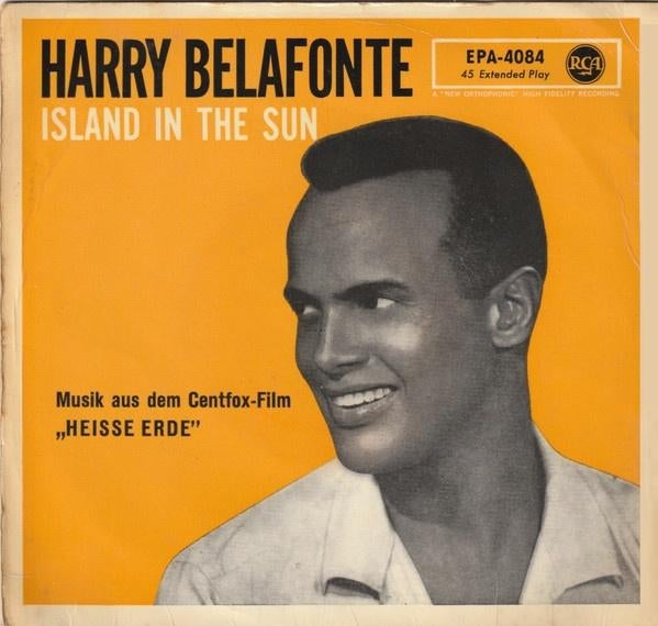 Harry Belafonte – Island In The Sun, Cd's en Dvd's, Vinyl Singles, Filmmuziek en Soundtracks, Voor 1960, 7 inch, Ophalen of Verzenden