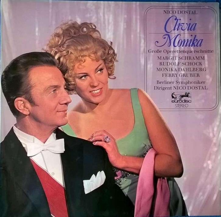 LP Nico Dostal - Clivia / Monika, CD & DVD, Vinyles | Classique, Comme neuf, Classicisme, Opéra ou Opérette, 12 pouces, Enlèvement ou Envoi