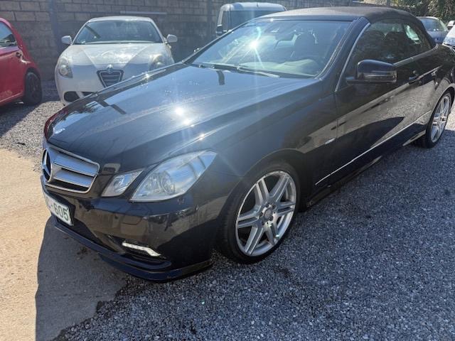 MB E220 CDI Cabrio AUTOMAAT Full Option! EXPORT!, Automaat, Zwart, 4 cilinders, Cabriolet