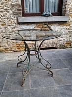 Ancienne table jardin, Enlèvement, Utilisé, Rond, Métal