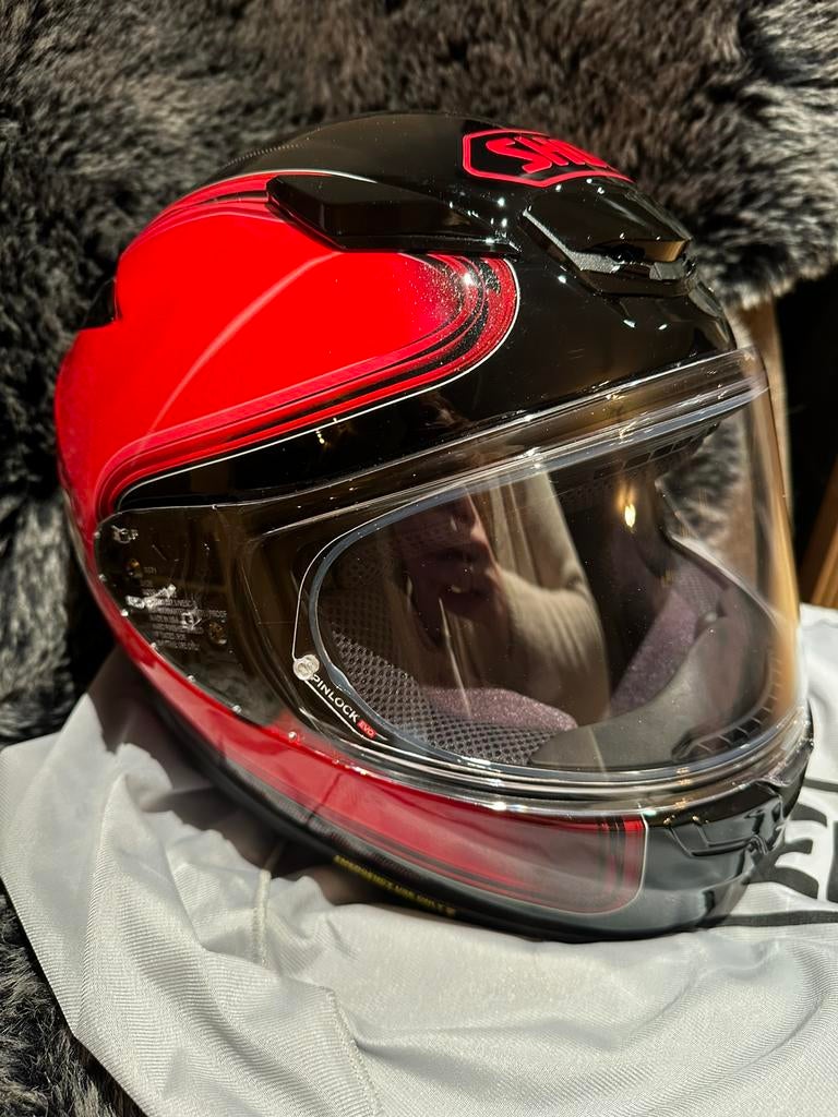 Motorhelm Shoei, als nieuw 1 keer gedragen, Motoren, Ophalen, M, Kinderen, Shoei