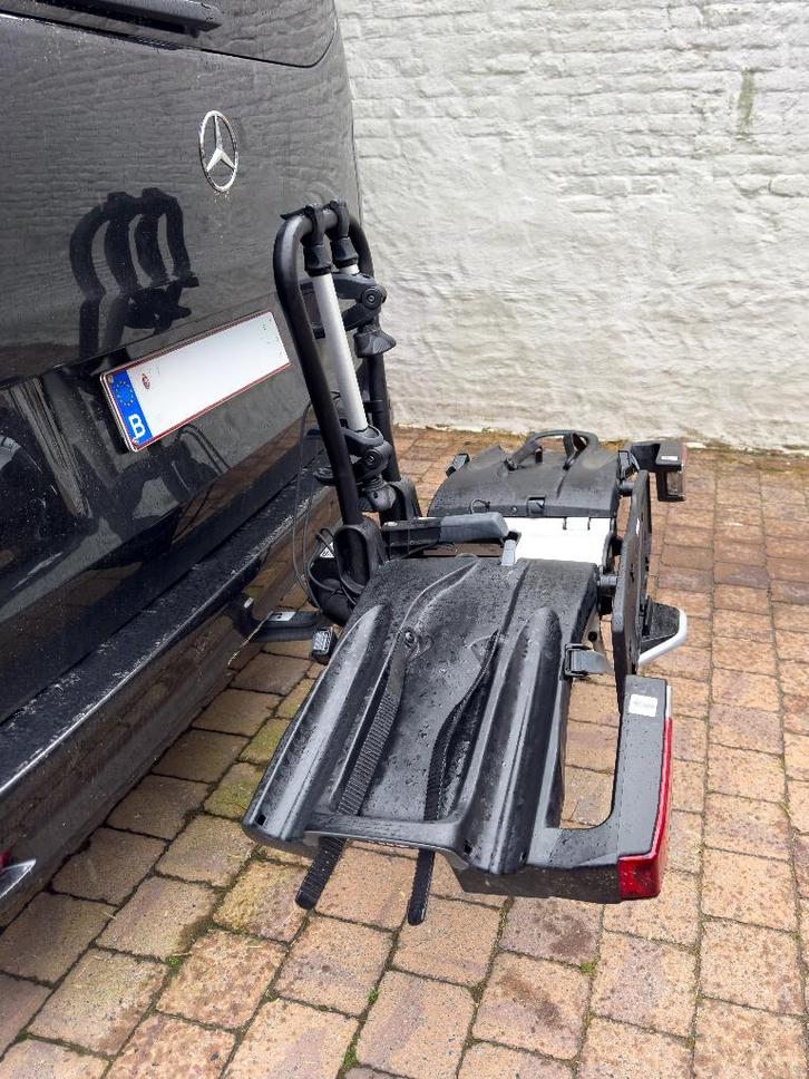 Thule Easyfold XT 2 — Porte-vélos | Comme neuf, Autos : Divers, Porte-vélos, Comme neuf, Support d'attelage, 2 vélos, Pneus larges