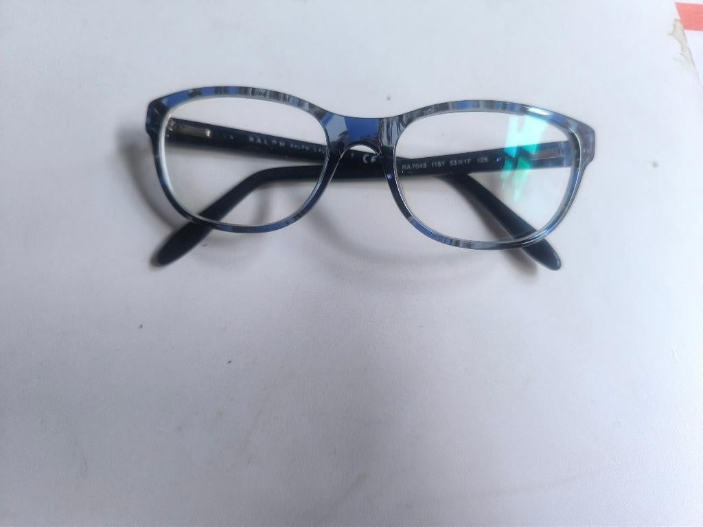 Ralph Laureen bril met hoesje - zeer goede staat, Gebruikt, Zwart, Ralph Lauren, Ophalen of Verzenden