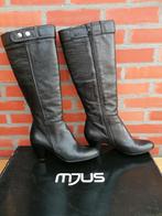 Dames laarzen Mjus 38, Kleding | Dames, Ophalen, Zo goed als nieuw, Zwart