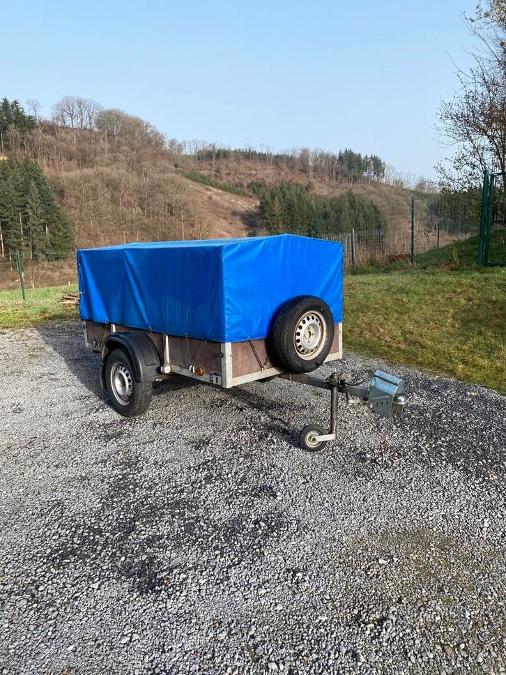 Remorque Costo 750kg, Autos : Divers, Remorques, Comme neuf, Enlèvement