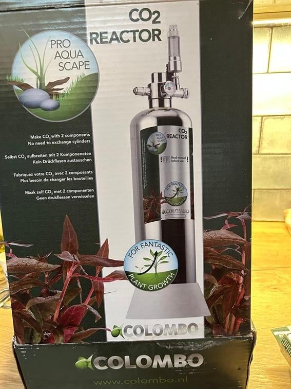 Colombo Reactor CO2, Ophalen, Overige merken, Inclusief slangen, Zo goed als nieuw