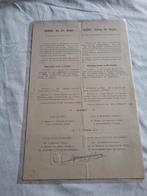 Oorkonde Gouden medaille Orde Lepold II - Zoo Antwerpen, Postzegels en Munten, Penningen en Medailles, Ophalen of Verzenden, Overige materialen