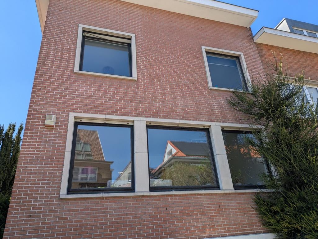 10 fenêtres et 3 portes bois brun, Doe-het-zelf en Bouw, Raamkozijnen en Schuifdeuren, Hout, Ophalen