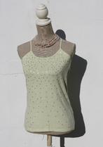 Joli top vert pâle / jaune Turnover L, Taille 38/40 (M), Enlèvement ou Envoi, Vert, Turnover