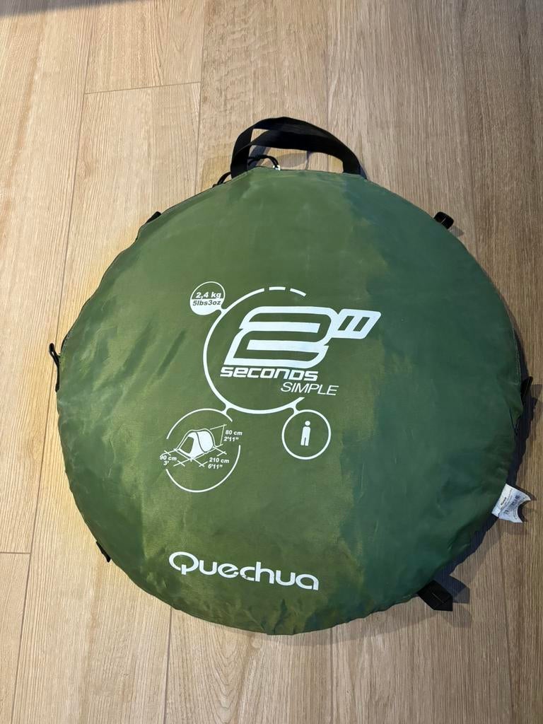 2 secondentent Decathlon, Caravanes & Camping, Tentes, Enlèvement, Comme neuf, Jusqu'à 2