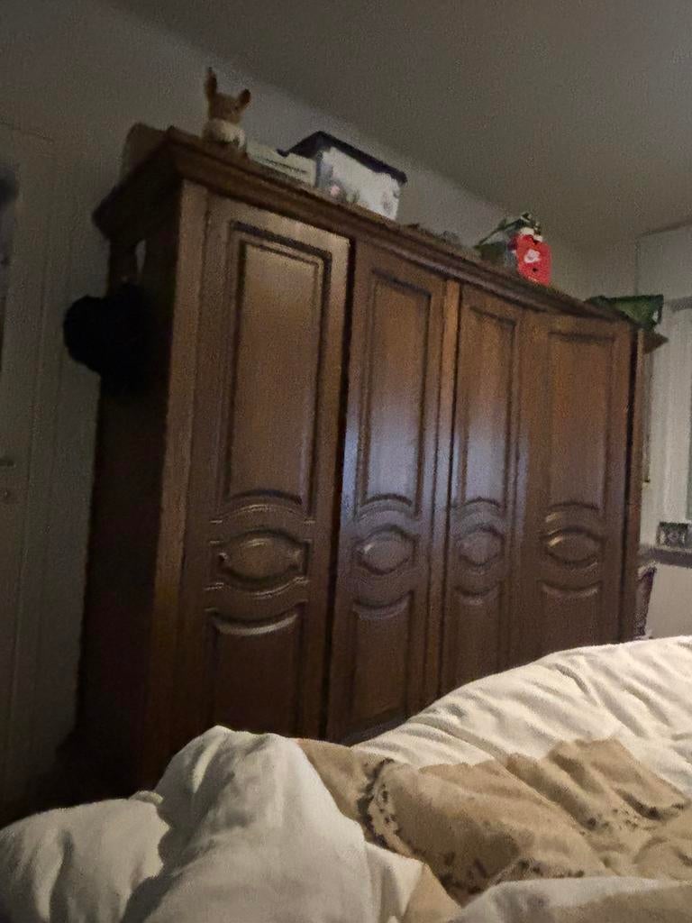 Eiken kleerkast, Huis en Inrichting, Slaapkamer | Complete slaapkamers, Ophalen, Zo goed als nieuw