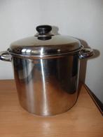 Kookpot inox 10 liter, Ophalen of Verzenden, Gebruikt, Inox, Kookpan of Snelkookpan