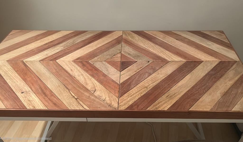 Tafel, Huis en Inrichting, Tafels | Eettafels, Ophalen, Gebruikt, 100 tot 150 cm, 50 tot 100 cm