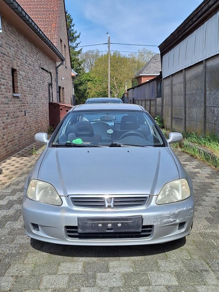 Honda Civic 1.4i S, Auto's, Honda, 4 zetels, Stof, Handgeschakeld, Grijs