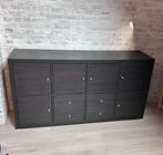 IKEA Kallax kast met deuren & lades + onderstel – 146x39x76, Maison & Meubles, Enlèvement