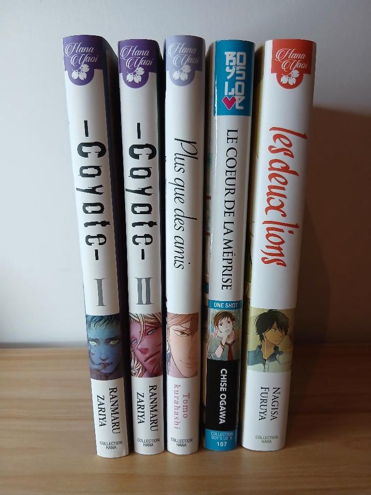Lot mangas BL / Yaoi – Coyote / Les deux lions, Livres, BD | Comics, Neuf, Comics, Japon (Manga), Enlèvement