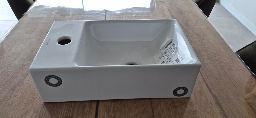 Catalano premium lavabo 40x23, Doe-het-zelf en Bouw, Sanitair, Ophalen, Nieuw, Steen, Wastafel