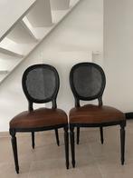 2 gratis stoelen, Huis en Inrichting, Stoelen, Ophalen, Gebruikt, Twee, Leer