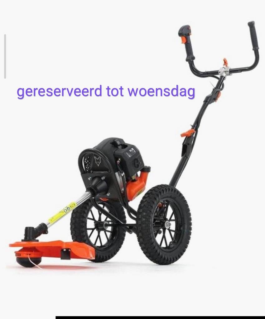 Débroussailleuse, coupe-bordures, tondeuse à gazon à 2 roues, Enlèvement