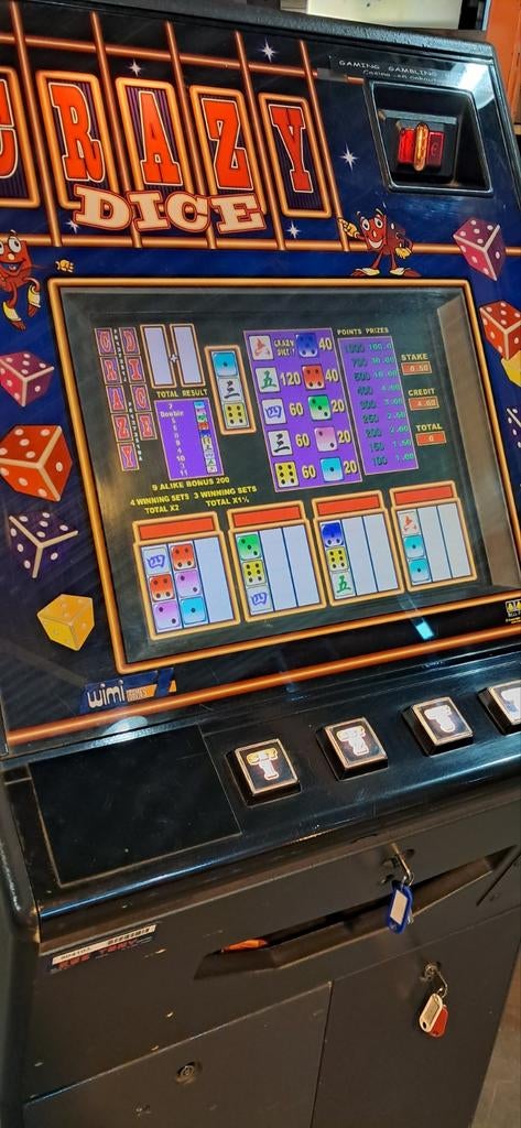 Crazy Dice (NR2) uitbetaler gokkast, Verzamelen, Automaten | Gokkasten en Fruitautomaten, Ophalen