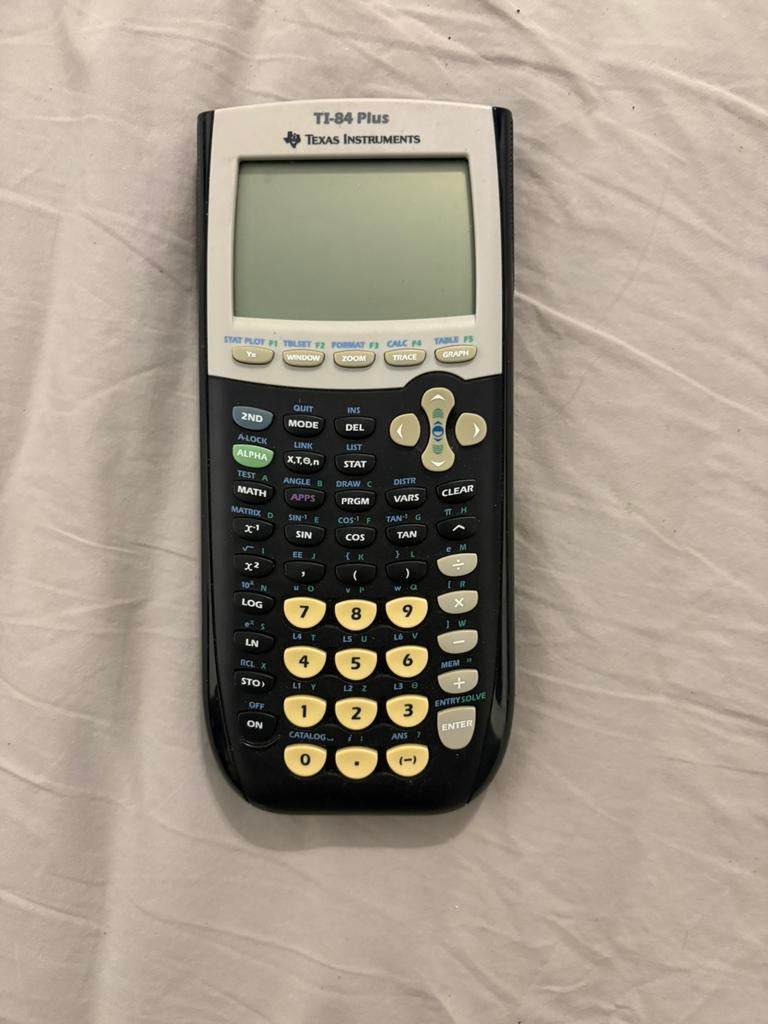 Grafisch rekenmachine Texas instruments, Ophalen, Grafische rekenmachine, Gebruikt