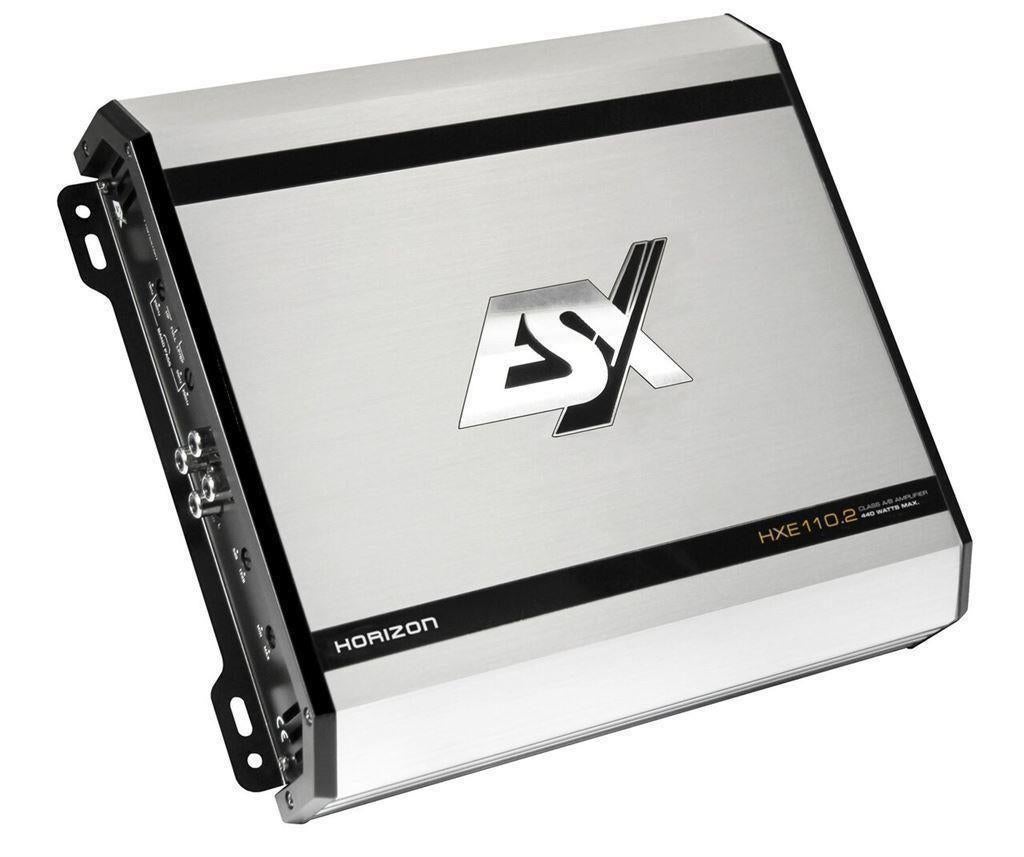 ESX Horizon 2 kanalen auto versterker HXE110.2, Autos : Divers, Autoradios, Neuf, Enlèvement ou Envoi
