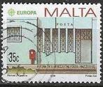 Malte 1991 - Yvert 811 - Europe - Bâtiments postaux - 3 (ST), Timbres & Monnaies, Timbres | Europe | Autre, Envoi, Malte, Affranchi