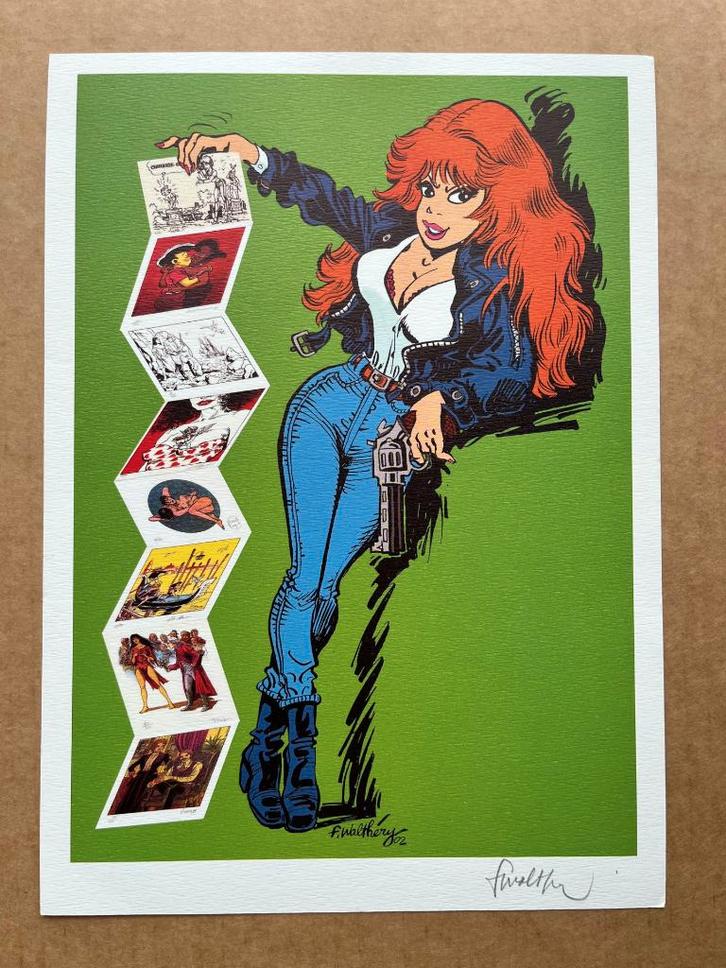 Rubine - Ex-libris - Festival de Seraing - Walthéry, Livres, BD, Envoi