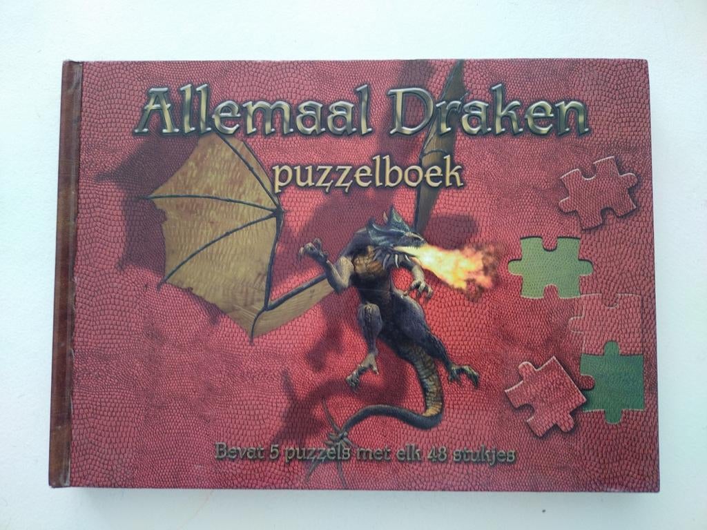 Puzzelboek Allemaal Draken Nieuw, Ophalen of Verzenden